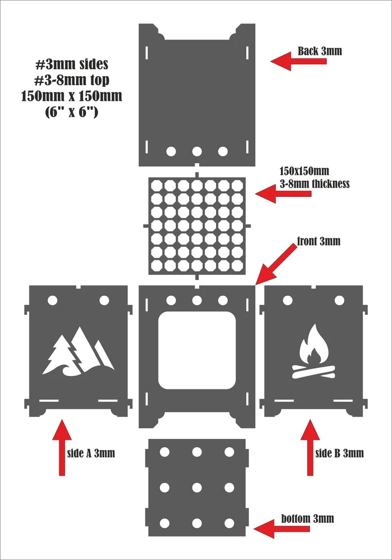 Collapsible Mini Stove